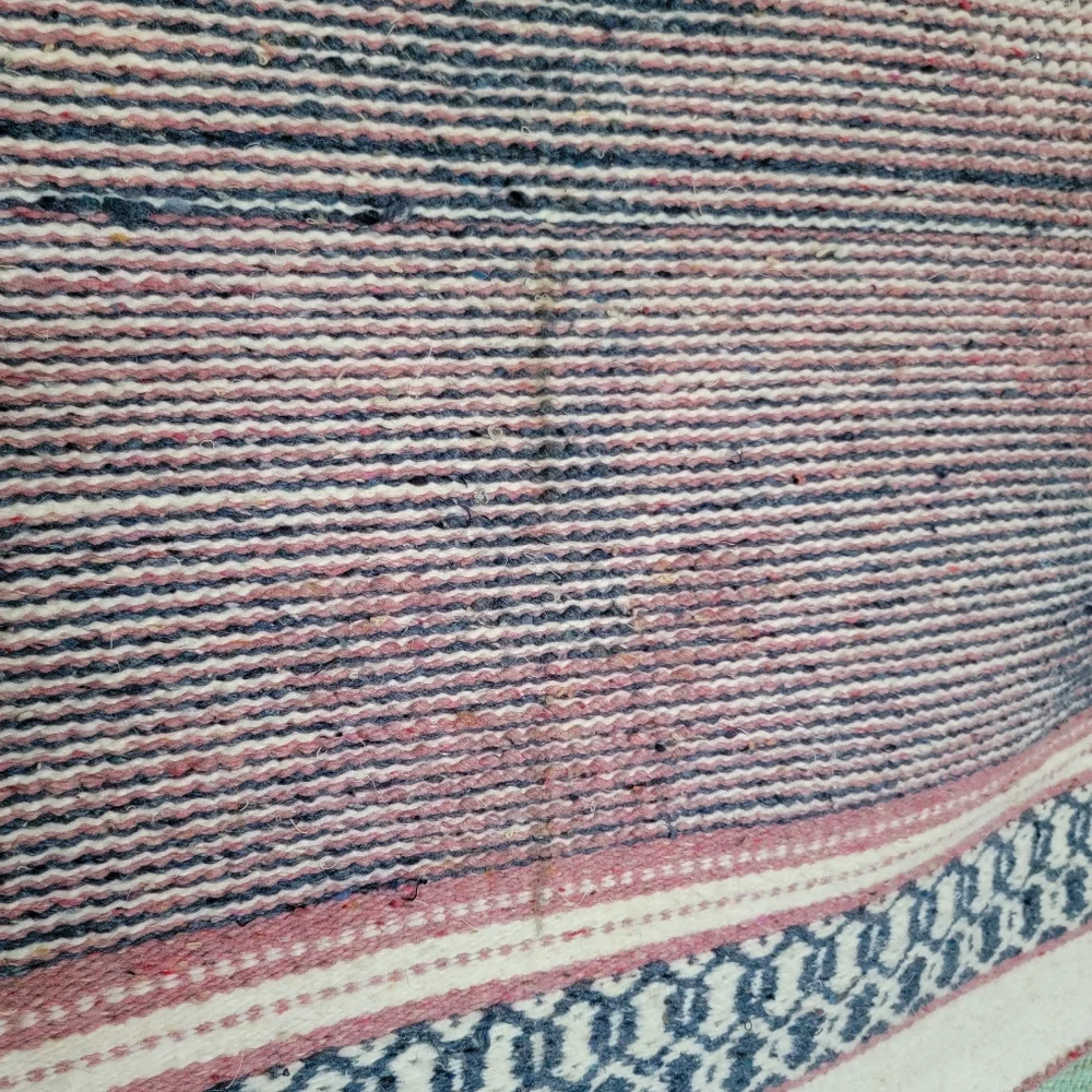VTG Southwestern Woven Tapestry Wall Hanging Fiber Art Textile Saguaro Western